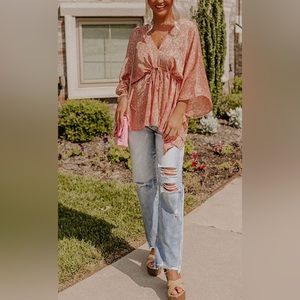 NWOT Entro Babydoll Top